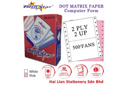 Twin Star A4 NCR Computer Form 2 ply Twin Star A4 NCR Computer Form 2 ply