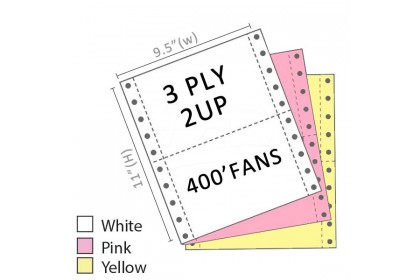 Twin Star A4 NCR Computer Form 3 ply