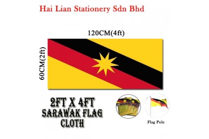 2' X 4' Malaysia / Sarawak Flag