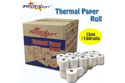 Twin Star Thermal Roll (44mm) 100rolls/BOX Twin Star Thermal Roll (44mm) 100rolls/BOX