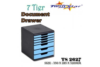 Twin Star Plastic Colour Document Drawer / Document Case Twin Star Plastic Colour Document Drawer / Document Case