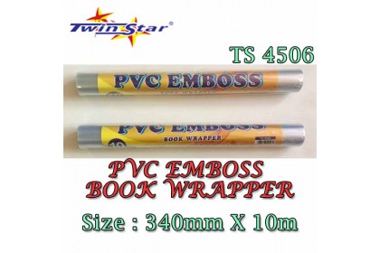 Twin Star PVC Emboss Book Wrapper Twin Star PVC Emboss Book Wrapper