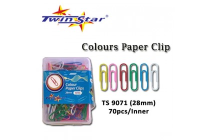 Twin Star Color Paper Clips/Pins/Map Pins