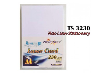 Twin Star A4 /A3 Laser Card White