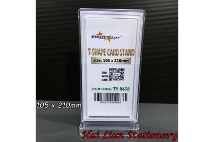 Twin Star Acrylic T-Shape Card Stand