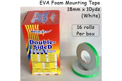 Twin Star Double Sided EVA Foam Mounting Tape [white]