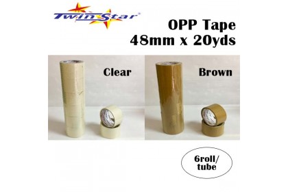 Twin Star OPP Packing Tape [48mm x 20yds]