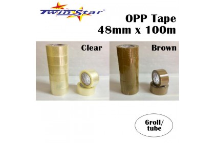Twin Star OPP Packing Tape [48mm x 100m]