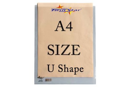Twin Star A4 Size PVC Transparent Document Holder