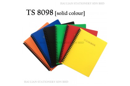 TS 8098 Twin Star A4 Clear Book (23 holes)