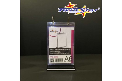 Twin Star Flip Card Display Stand