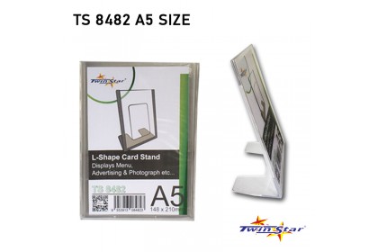 Twin Star L-Shape Card Stand (Vertical)