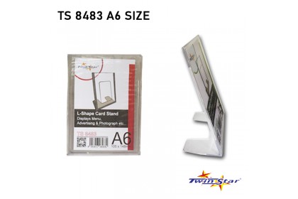 Twin Star L-Shape Card Stand (Vertical)
